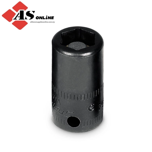 SNAP-ON 1/4" Drive 6-Point Metric 8 mm Flank Drive Shallow Magnetic Power Socket / Model: MGMM8