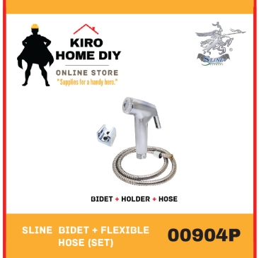 SLINE Bidet + Flexible Hose + Holder (Set) - 00904P