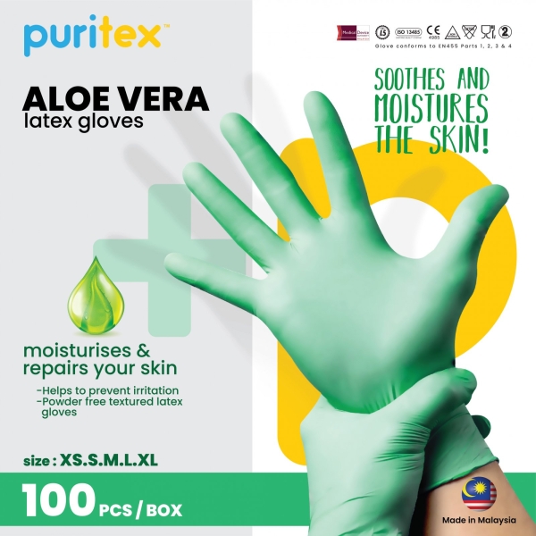 Latex Powder Free Mamma Mia Aloe Vera Glove Latex Examination Glove Examination Gloves Selangor, Malaysia, Kuala Lumpur (KL), Puchong Supplier, Suppliers, Supply, Supplies | USE Electronics (M) Sdn Bhd