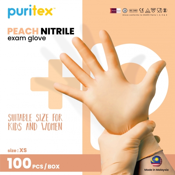 Nitrile Powder Free Glove - Peach Nitrile Powder Free Examination Gloves Examination Gloves Selangor, Malaysia, Kuala Lumpur (KL), Puchong Supplier, Suppliers, Supply, Supplies | USE Electronics (M) Sdn Bhd