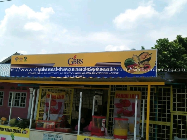 shop metal gi signage signboard at klang kuala lumpur shah alam puchong Papan Tanda Metal GI Kuala Lumpur (KL), Malaysia Pembinaan, Pasang, Pembekal | Great Sign Advertising (M) Sdn Bhd