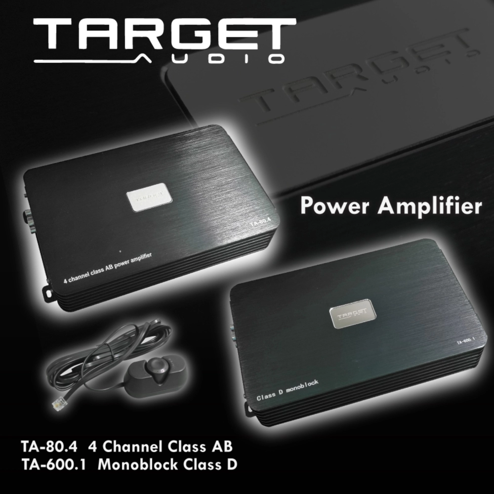 Target Audio Power Amplifier TA-80.4 / TA-600.1