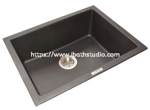 HCE GKS 6146 Single Bowl Granite Kitchen Sink