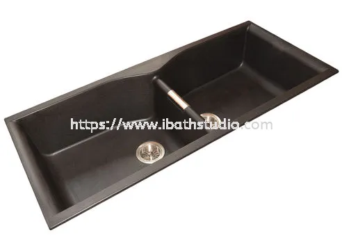 HCE GKS 11450 Double Bowl Granite Kitchen Sink