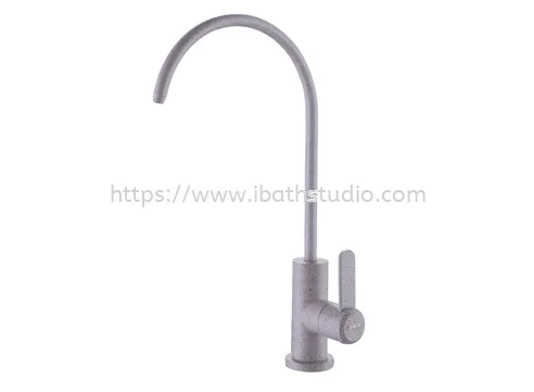 HCE BROWN TAP-KITCHEN TAP-PILLAR SINK TAP-STAINLESS STEEL-METALLIC GREY-SFK-827