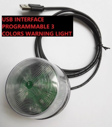 USB PROGRAMMABLE WARNING LIGHT RYG Malaysia Thailand Singapore Indonesia Philippines Vietnam Europe USA