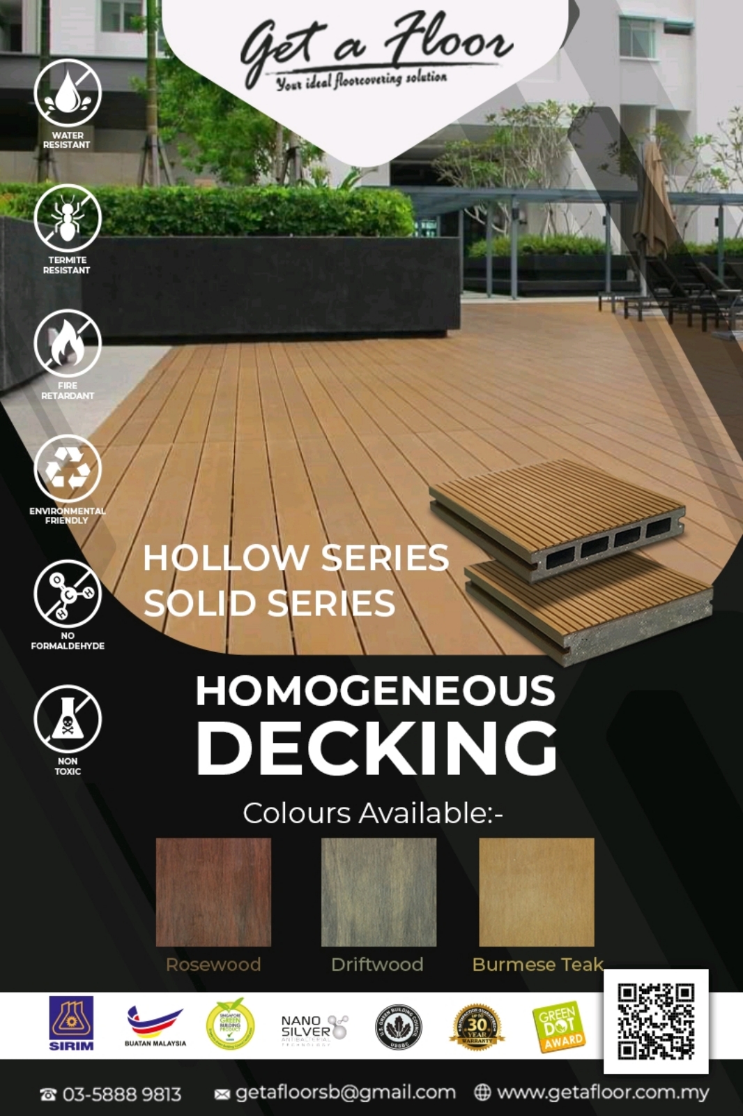 Boisdeck WPC Decking (Homogeneous)