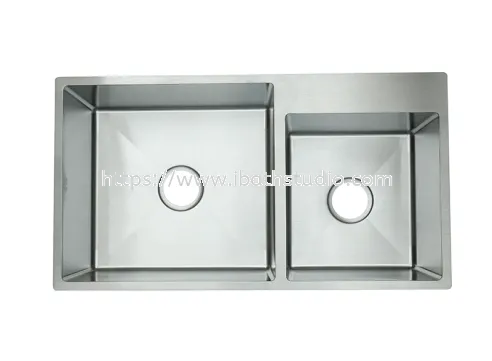 HUN DOUBLE BOWL SINK UNDERMOUNT HKS 305