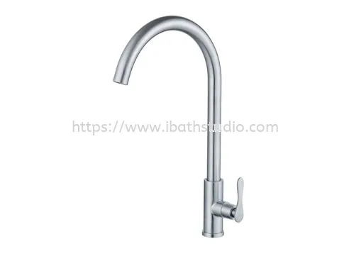 HUN PILLAR SINK TAP - SINGLE SPOUT (SUS 304) HWT 9003-B