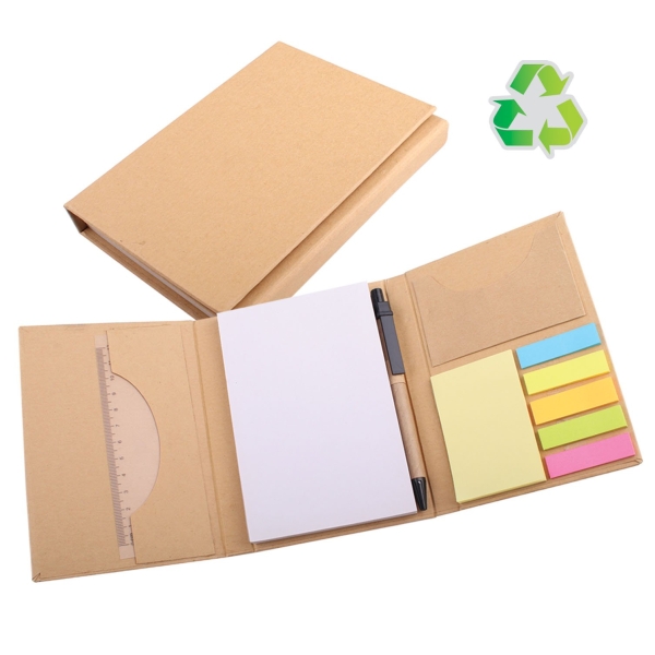 MP 1223 Eco Memopad With Pen & Ruler Memopad Notebook & Organizer Malaysia, Melaka, Selangor, Kuala Lumpur (KL), Johor Bahru (JB), Singapore Supplier, Manufacturer, Wholesaler, Supply | ALLAN D'LIOUS MARKETING (MALAYSIA) SDN. BHD. 