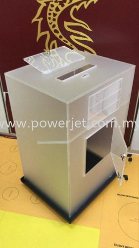 Acrylic Tender Box - Company Tender Event