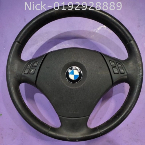 E90 STEERING WHEEL USED WITH AIRBAG COVER AND CONTROL SWICTH ( NO AIRBAG GAS )