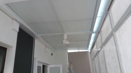 Glass Canopy With Blind 