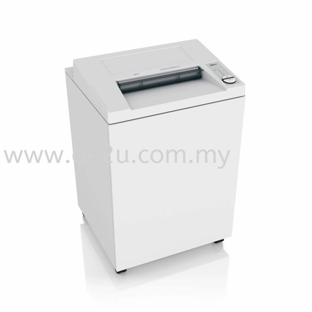 IDEAL 3804 Paper Shredder (Shred Capacity: 25-28 Sheets, Strip Cut: 6mm, Bin Capacity: 165 Liters)_Made in Germany