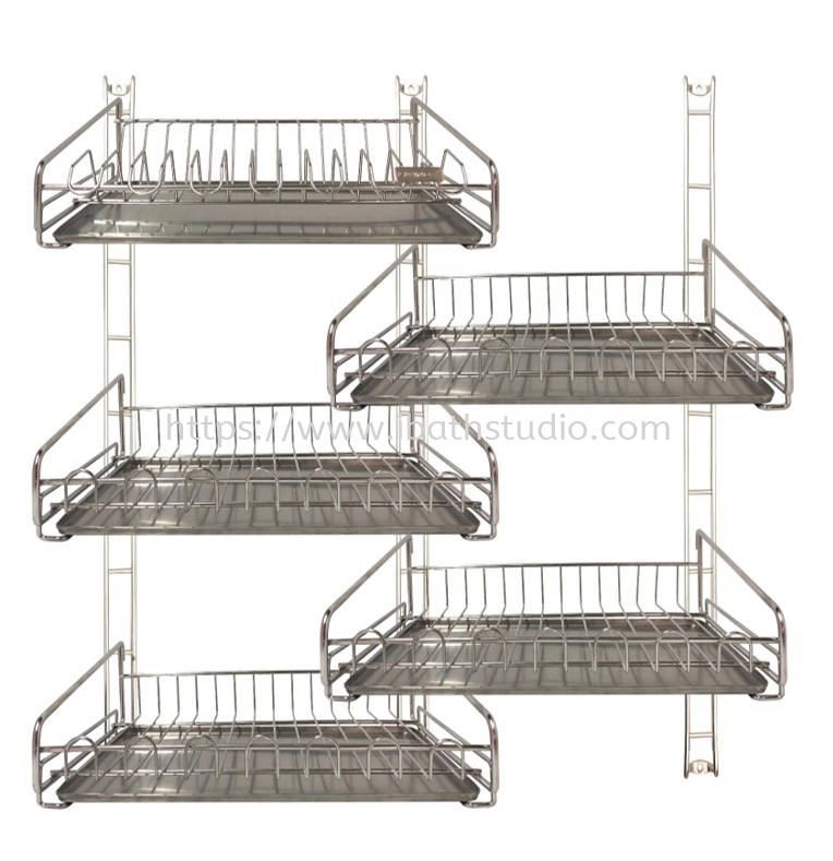 LIVINOX LDR-W2372-SS MULTI-COM STAINLESS STEEL DISH RACK