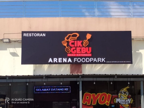 3d Led Boxup Signboard At Selayang 