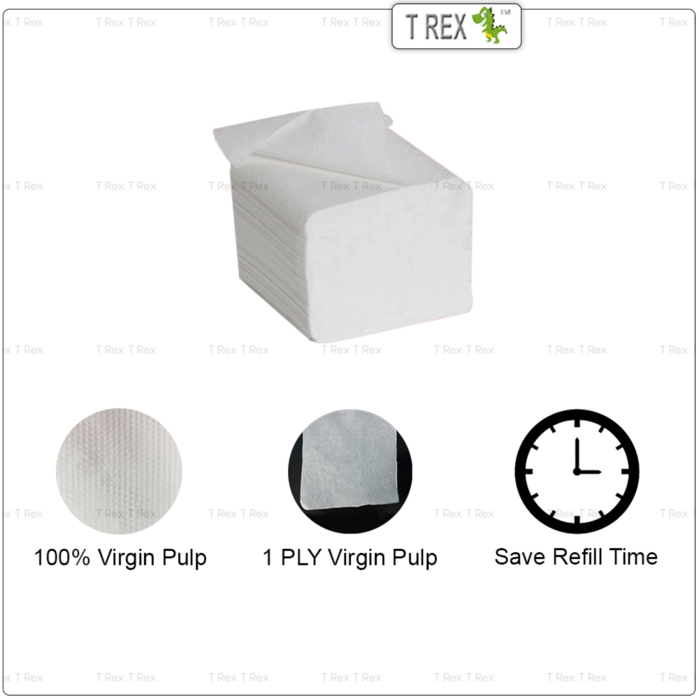 [1 CTN x 36 Pack x 250pcs] 1 PLY Pearly Pop Up Table Tissue