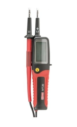 124-1962 - RS PRO IVT-20, LCD Voltage tester, 750V ac/dc, Continuity Check, Battery Powered, CAT III