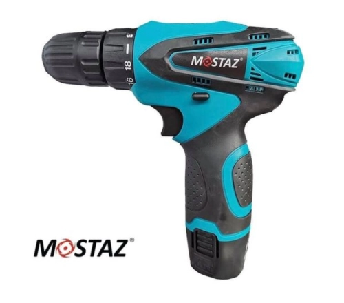 MOSTAZ 12V Cordless Drill (2 speed - 10mm)