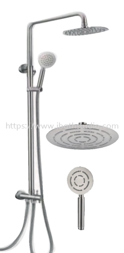 LIVINOX LRS-07R ROUND SHOWER ROSE * STAINLESS STEEL MATT FINISHED