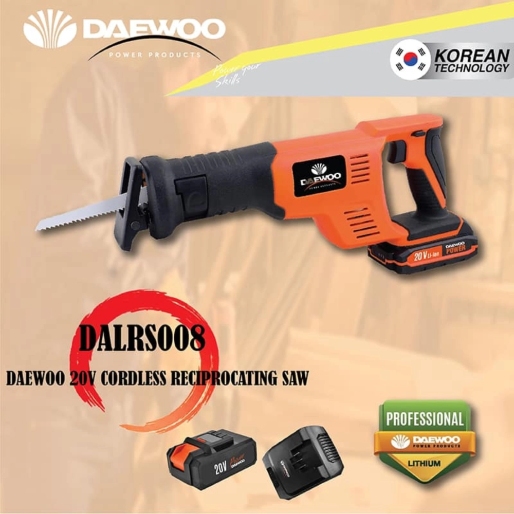 DAEWOOD CORDLESS RECIPROCATING SAW