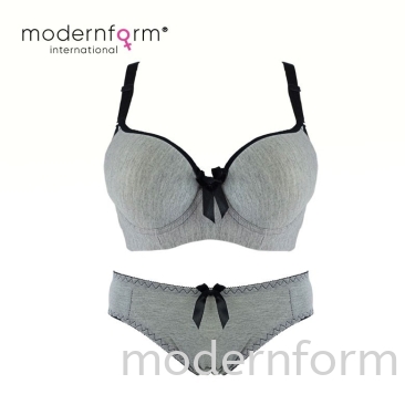 Modernform Women Cotton Wired Push Up Bra Cup With Panties Set (M204)