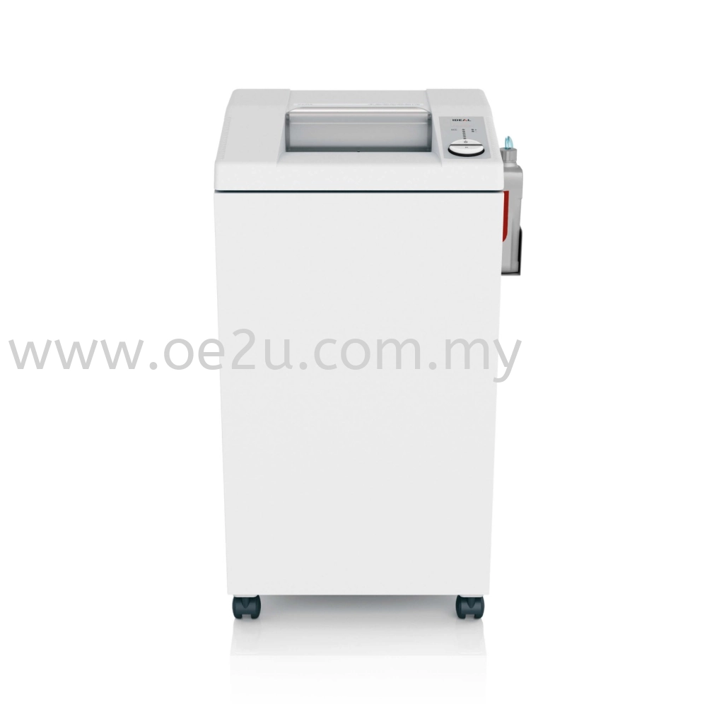 IDEAL 2604 CC Auto-Oiler Paper Shredder (Shred Capacity: 15-17 Sheets, Micro Cut: 2x15mm, Bin Capacity: 100 Liters)_Made in Germany