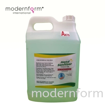 Modernform Hand Sanitizer 75% Disinfectant Alcohol Hand Sanitizer Fragrance Free kill 99.99% of germs 10 liter