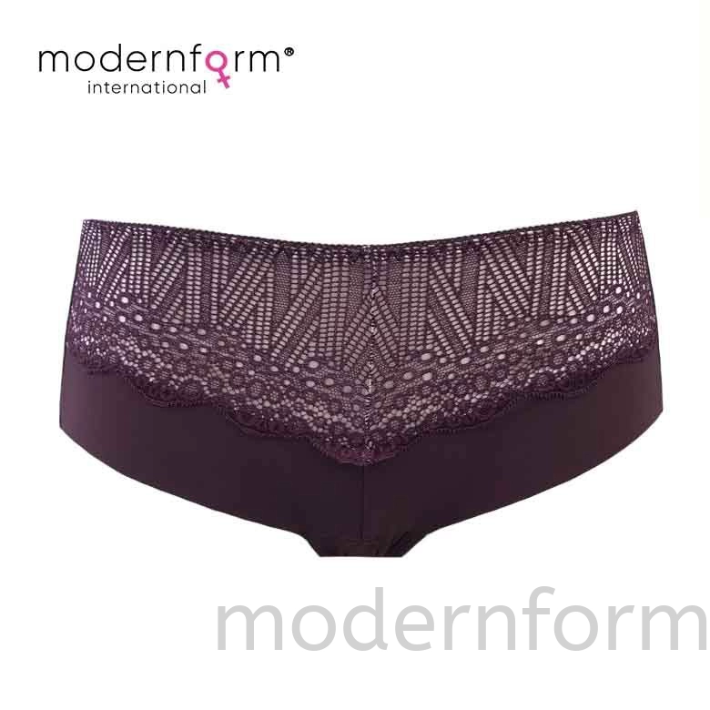 Modernform Burgundy Garnet Lace Panty (M1349A)