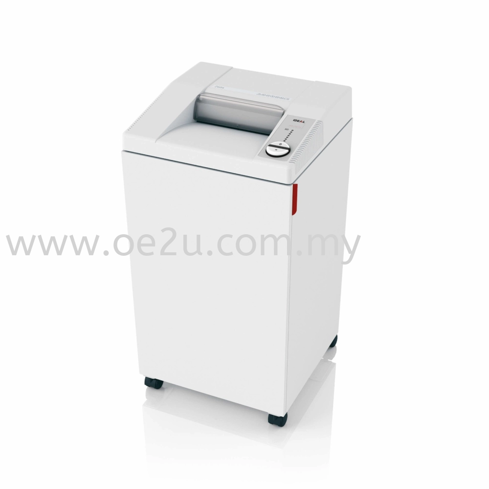 IDEAL 2604 SMC Paper Shredder (Shred Capacity: 5-7 Sheets, Super Micro Cut: 0.8x5mm, Bin Capacity: 100 Liters)_Made in Germany