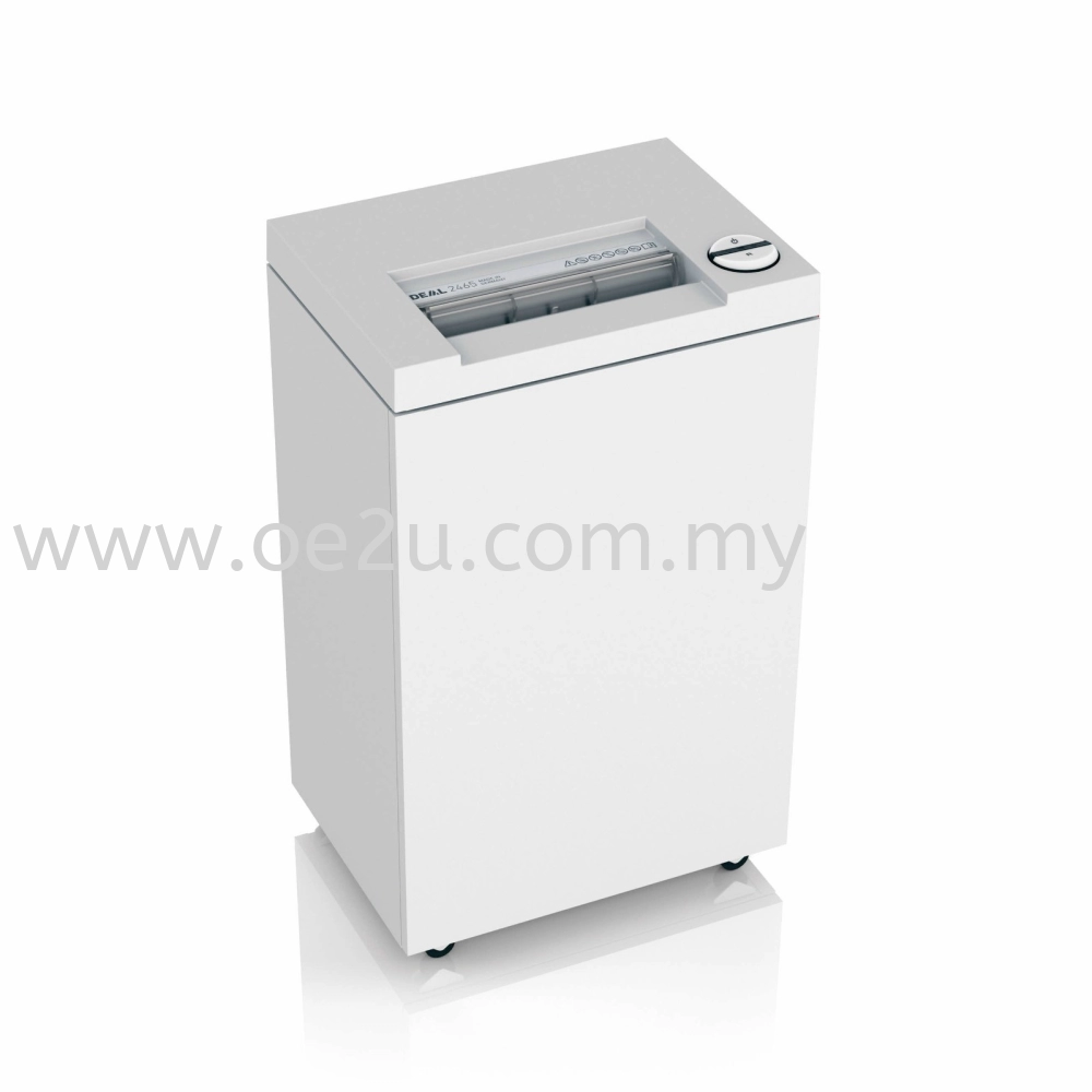 IDEAL 2465 Paper Shredder (Shred Capacity: 22-24 Sheets, Strip Cut: 4mm, Bin Capacity: 35 Liters)_Made in Germany
