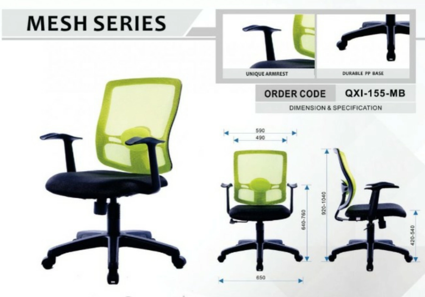 TUDM BUTTERWORTH OFFICE CHAIR LEARNING CHAIR WHITE BOARD STUDENT CHAIR PERABOT ASRAMA TRAINNING CHAIR