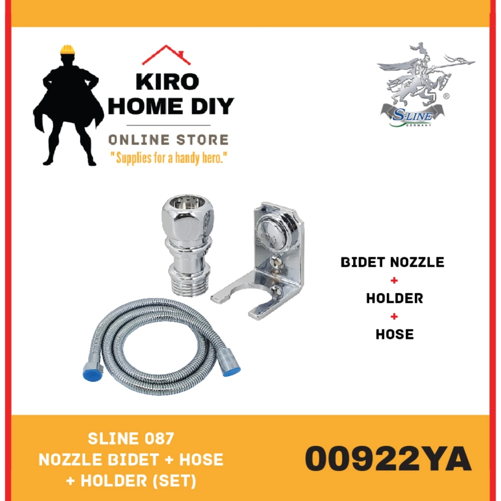 SLINE 087 Nozzle Bidet + Hose + Holder (Set) - 00922YA