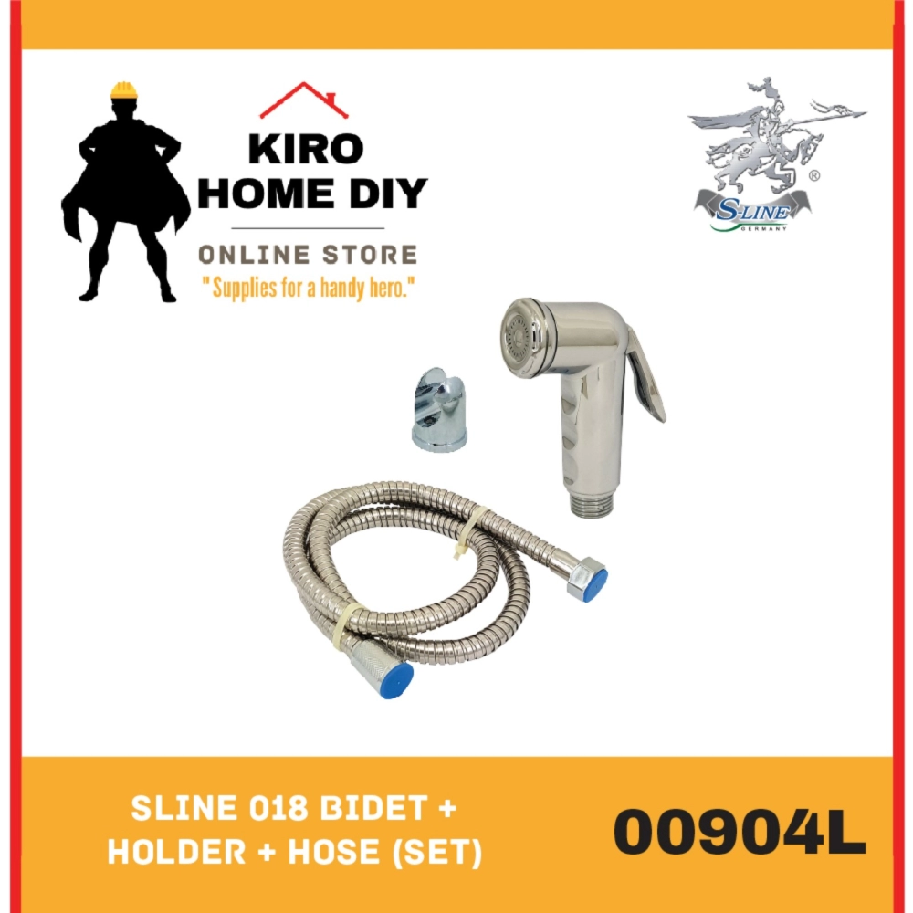 SLINE 018 Bidet + Holder + Hose (Set) - 00904L