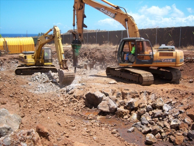 Rock Excavation Work