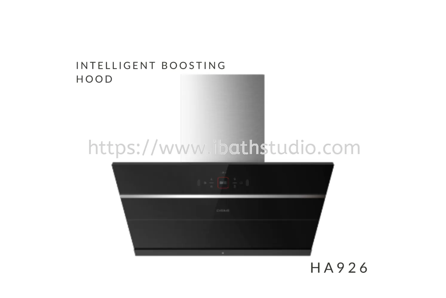 DE&E HA926 90CM CHIMNEY HOOD (SLANTED)