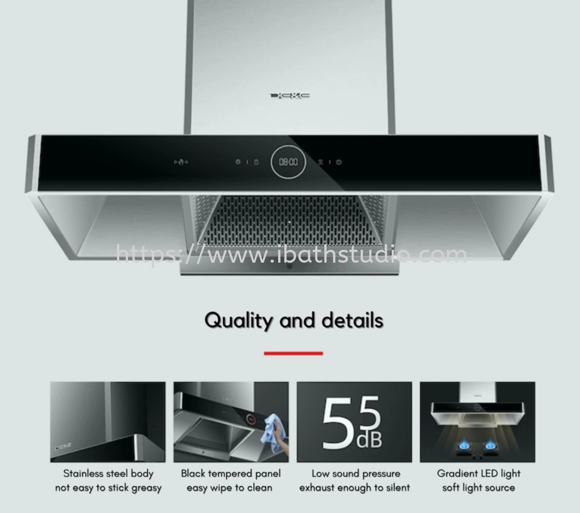 DE&E HT936 90CM RANGE HOOD 