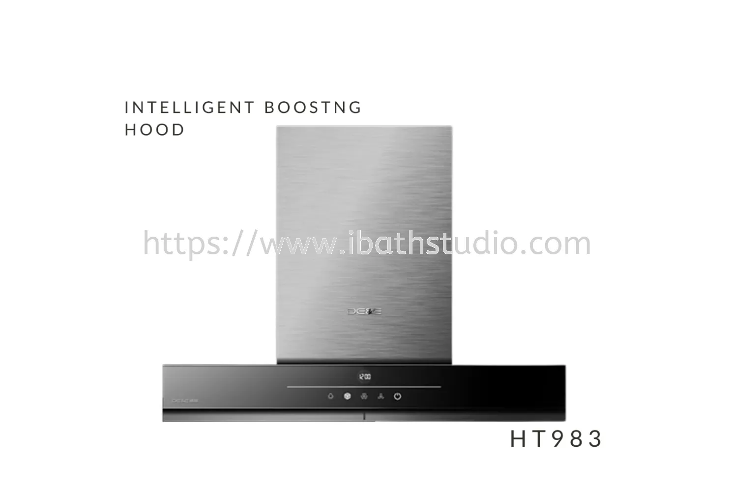 DE&E HT983 90cm Chimney Hood