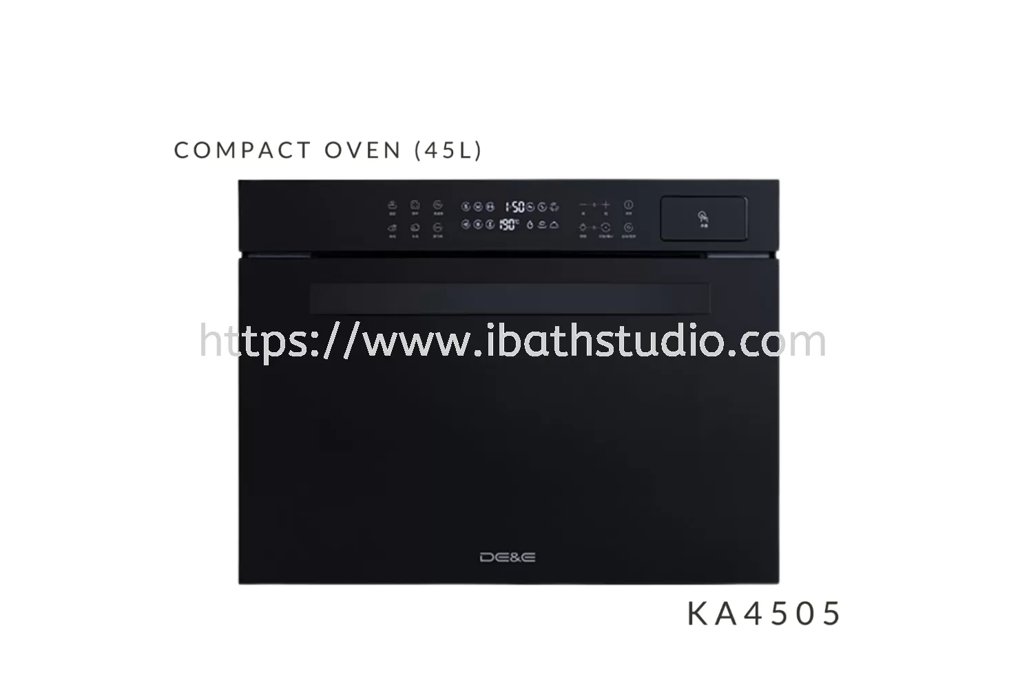 DE&E KA4505 45L Built-In Multifunction Compact Oven