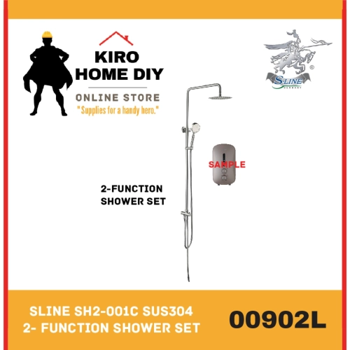 SLINE SH2-001C SUS304 2-Function Shower Set  - 00902L