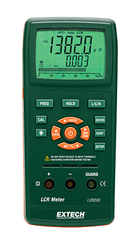 EXTECH LCR200 : Passive Component LCR Meter LCR Meters Extech Selangor, Penang, Malaysia, Kuala Lumpur (KL), Petaling Jaya (PJ), Butterworth Supplier, Suppliers, Supply, Supplies | MOBICON-REMOTE ELECTRONIC SDN BHD