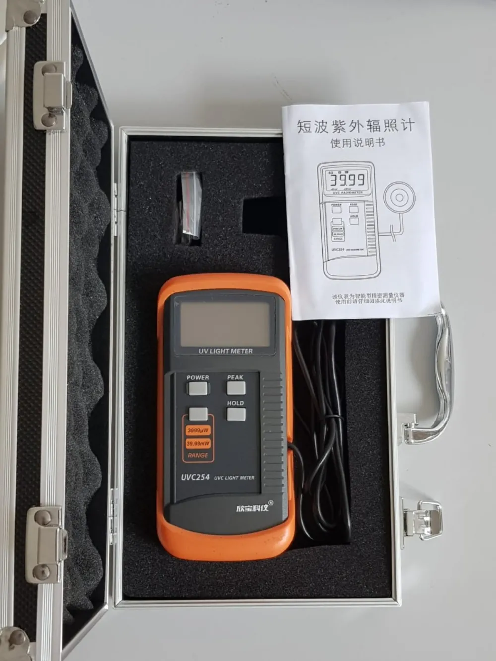 UVC254 METER, UVC RAY LIGHT METER TESTER/INDICTATOR 