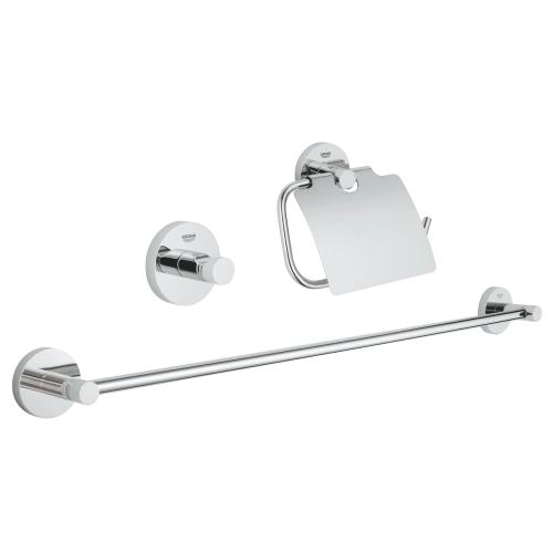 40775001 Essentials 3-in-1 Guest bathroom accessories set 