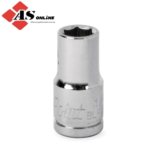 SNAP-ON 1/4" Drive 6-Point SAE 1/4" Shallow Socket (Blue-Point) / Model: BLPS1414