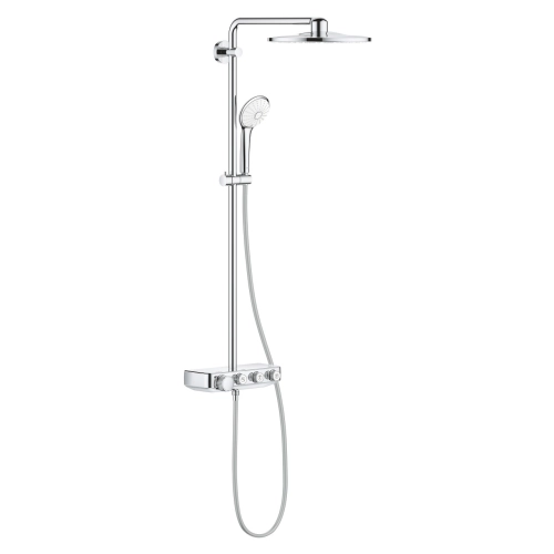 26507000 Euphoria SmartControl System 310 Duo Shower system with thermostat for wall mounting