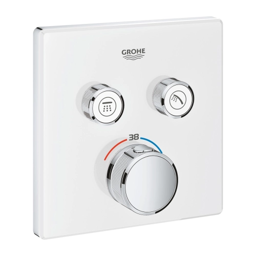 29156LS0 + 35600000 Grohtherm SmartControl Thermostat for concealed installation with 2 valves + Rapido SmartBox Universal rough-in box