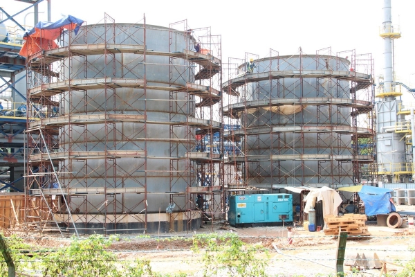 LCTM Secondary Alcohol Storage Tank x 2 nos Major Project Johor Bahru (JB), Malaysia Services | Tong Seng Fabricators Sdn Bhd