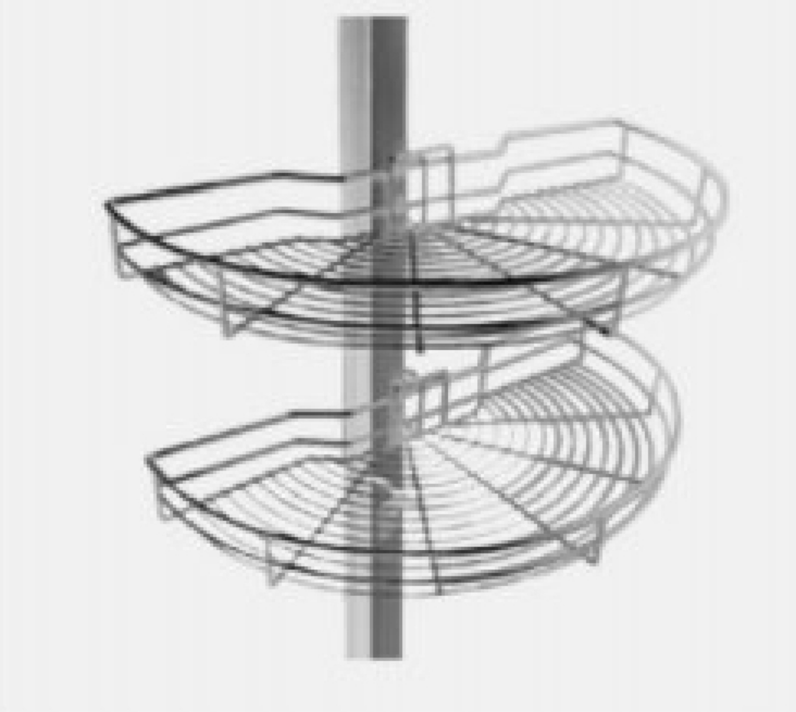 180掳 SWIVEL BASKET WITH POLE