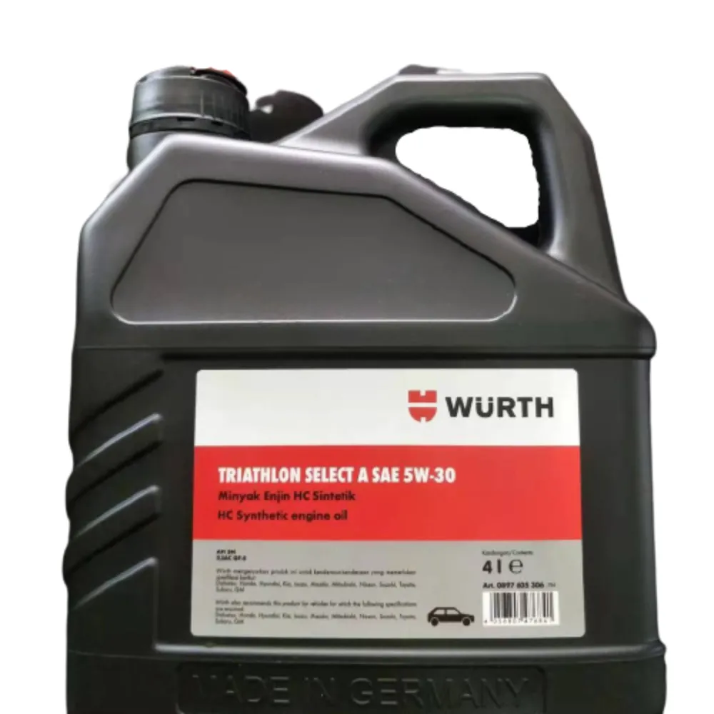 WURTH ENGINE OIL TRIATHLON SELECT A SAE 5W-30 HC SYNTHESIS