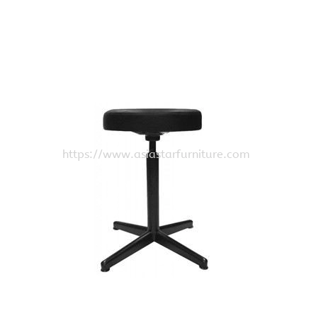LOW PRODUCTION STOOL WITH 4 PRONG EPOXY BLACK METAL BASE PS3-1